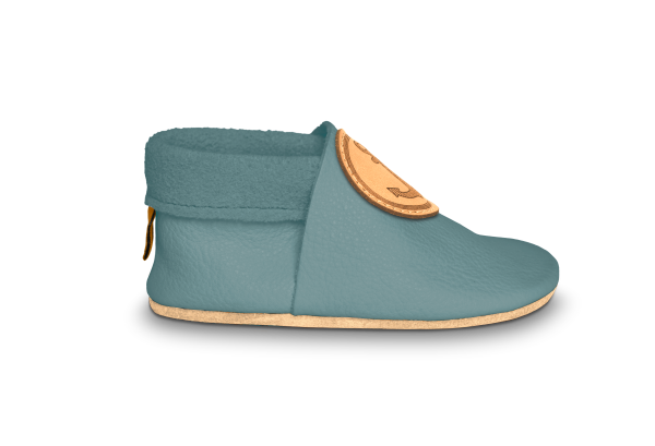 Krabbelschuhe Anker in Palma, Seitenansicht