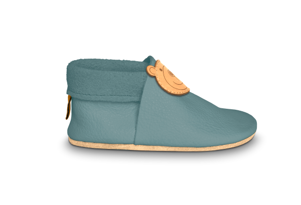 Krabbelschuhe Bär in Palma, Seitenansicht