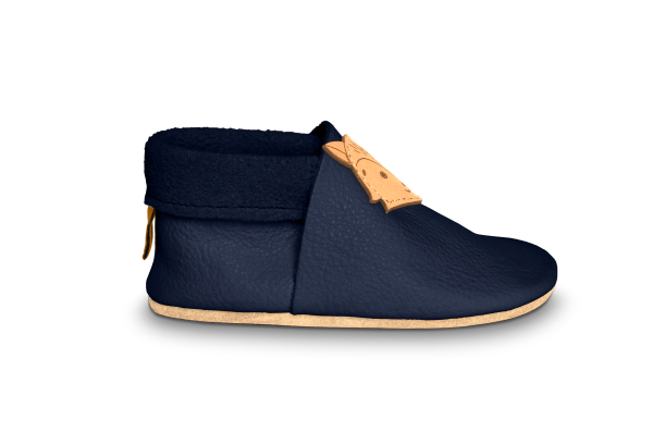Krabbelschuhe Fuchs in Ocean, Seitenansicht