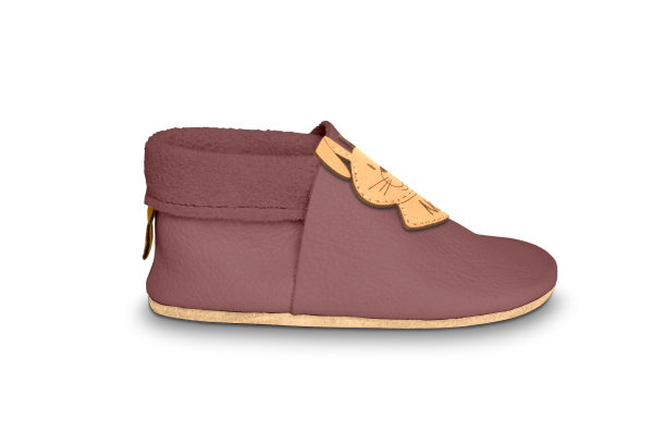 Krabbelschuhe Hase mit Namen in Campi, Seitenansicht