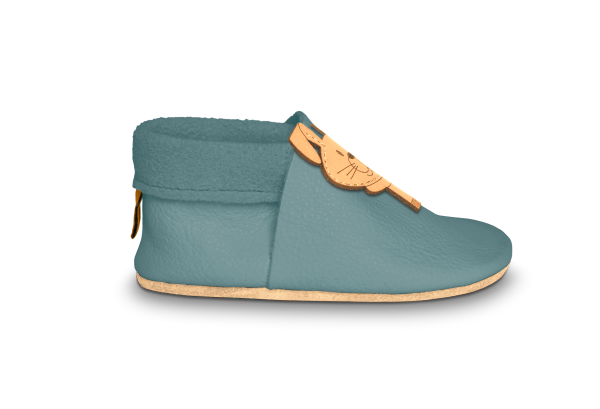 Krabbelschuhe Hase in Palma, Seitenansicht
