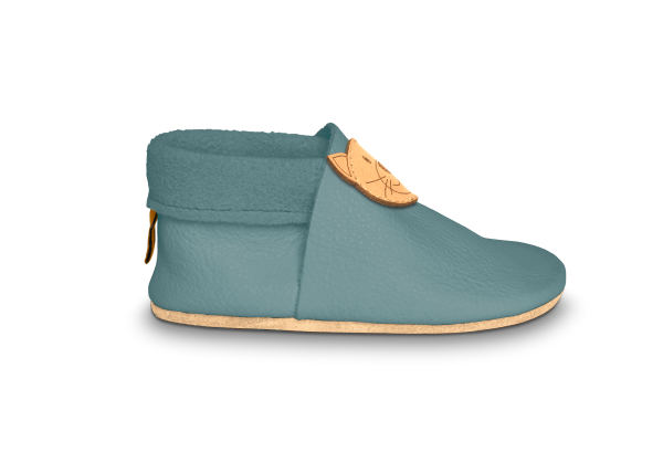 Krabbelschuhe Katze in Palma, Seitenansicht