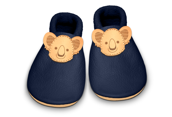Krabbelschuhe Koala in Ocean, Paar von oben