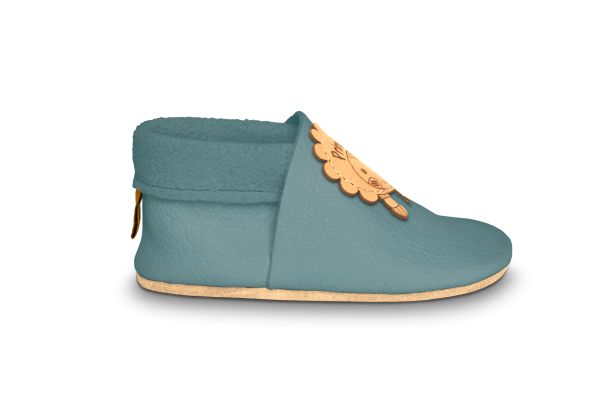 Krabbelschuhe Mädchen in Palma, Seitenansicht