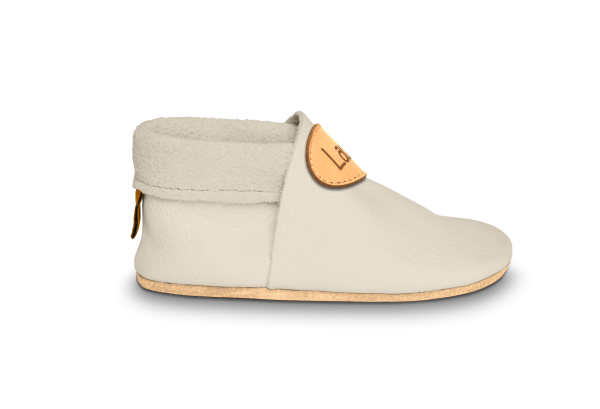 Krabbelschuhe mit Namen in Tara, Seitenansicht