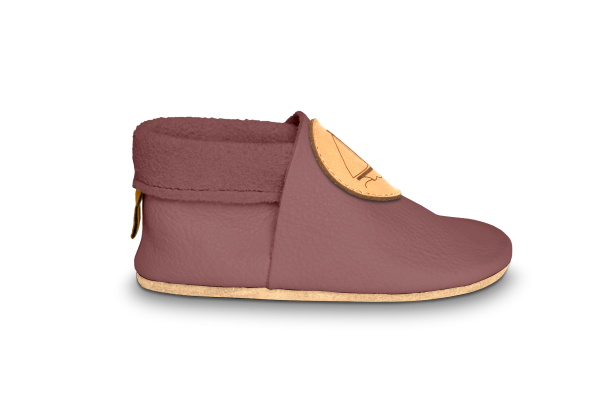 Krabbelschuhe Segelschiff in Campi, Seitenansicht