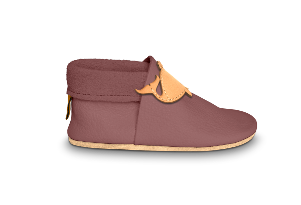 Krabbelschuhe Wal mit Namen in Campi, Seitenansicht